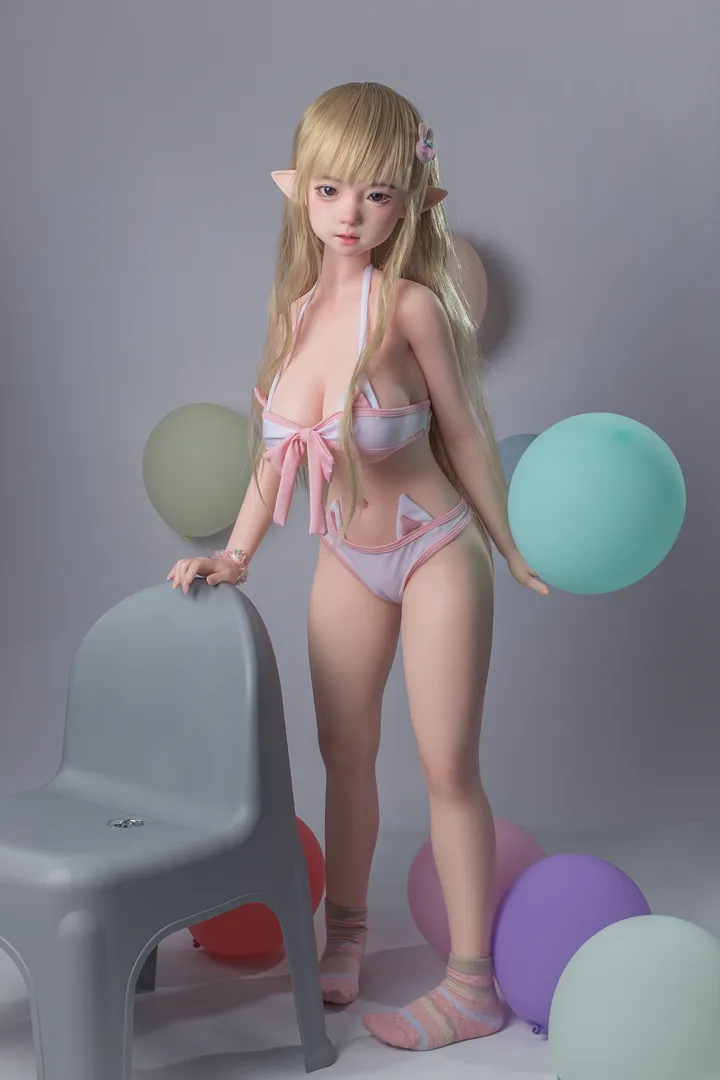 110cm (3ft7) Petite Elf Silicone Sex Doll Loxi, ROS Head #113B